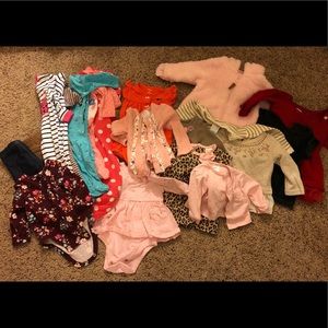 3 month baby girl bundle of clothes